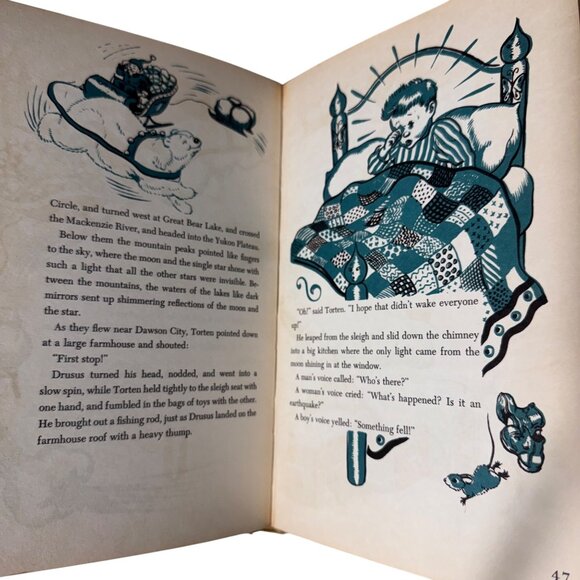 Torten's Christmas Secret Maurice Dolbier First Edition 1951 Illust Henneberger - Picture 11 of 16
